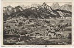 Künstler-AK Sepp Sichler Widmar-Rossmoos Weißensee b. Füssen 1941