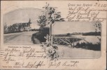 AK Gruss aus Krefeld Waldschenke im Stadtwald 1903