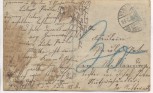 AK Foto Glaube Kind betend mit Kreuz 1919