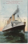 VERKAUFT !!!   AK S.S. Imperator Hamburg-American Line Das größte Schiff der Welt 1914
