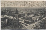 AK Leipzig Blick vom Rathausturm nach Südwest Rückseitig Werbung Richard Jaeger Augustusplatz 2 1907