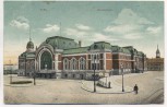 VERKAUFT !!! AK Kiel Bahnhof Soldatenkarte 1911