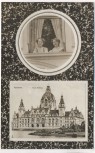 AK Foto Hannover Neues Rathaus 2 Frauen aus Fenster schauend 1910