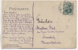 AK Alexisbad Hotel Goldene Rose mit Menschen b. Harzgerode 1909