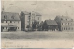 AK Brandis Rathaus Stadthaus Post Hotel Ratskeller Soldatenkarte 1910
