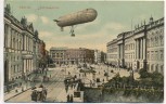 VERKAUFT !!!   AK Berlin Schlossplatz mit Zeppelin Soldatenkarte 1910