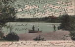AK Krefeld Crefeld Weiher im Stadtwald 1903
