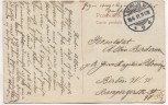 AK Frau mit großem Hut Soldatenkarte 1911