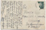 AK Kind Junge mit Blumenstrauß und Mütze 1930