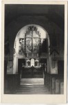 AK Foto Lützen Interieur der Gustav-Adolf-Kapelle 1958