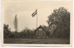 AK Foto Lützen Schwedisches Blockhaus bei der Gustav-Adolf-Kapelle 1958