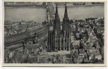AK Köln am Rhein Fliegeraufnahme mit Hauptbahnhof und Dom 1935