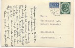 AK 60 Jahre Fa. WEMA J. Eberspächer Esslingen Mann auf Leiter 1953
