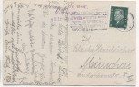 AK Scherzkarte Mann Wasser trinkend Stempel Gruss von der Fürther Kirchweih Fürth 1931