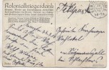 VERKAUFT !!!   AK Kolonialkriegerdank Araber in Ostafrika Feldpost 1. WK 1915