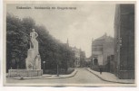 AK Eschweiler Moltkestraße mit Kriegerdenkmal 1910