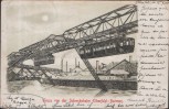 AK Gruss von der Schwebebahn Elberfeld - Barmen Wuppertal 1905