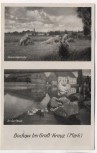 VERKAUFT !!!   AK Bochow bei Groß Kreutz Gesamtansicht Am Dorfteich 1950 RAR