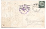 VERKAUFT !!!   AK Scherzkarte Mann mit Bierkrug Saufst,... Stempel Gruss vom Hofbräuhaus München 1939
