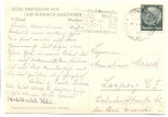 AK Foto München Rheinischer Hof bei Nacht Löwenbräu Werbung 1940