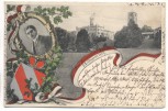 VERKAUFT !!!   AK Waldenburg Sachsen Schloss mit Wappen Fürst v. Schönburg 1903 RAR