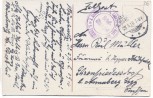 AK Breslau Südpark Restaurant Wrocław Schlesien Polen Feldpost 1916