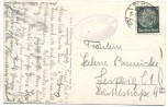 AK Foto Insel Oie Restaurant Seemannsheim Fahne mit Menschen b. Kröslin 1935 RAR