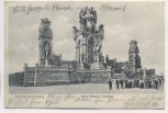 AK Hohensyburg Kaiser Wilhelm-Denkmal mit Menschen 1905