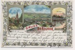 AK Litho Gruss aus Bad Neuenahr Kirche Wandelbahn Ortsansicht 1905