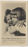VERKAUFT !!!   AK Foto 2 Kinder mit Leica aufgenommen Winterhoff Kreuzplatz 9 Gießen 1925