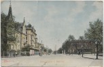 VERKAUFT !!!   AK Chemnitz Albertstrasse und Bahnhof 1906