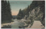 VERKAUFT !!!   AK Böhrigen in Sachsen Partie im Striegistal mit Angler 1908