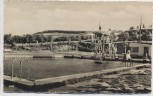VERKAUFT !!!   AK Foto Löbejün Schwimmbad b. Wettin 1960
