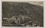 AK Foto Riesengebirge Hampelbaude Schronisko Strzecha Akademicka b. Karpacz Karkonosze Krummhübel Schlesien Polen 1931