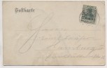 AK Gruss aus Wald-Hotel Iserbrook bei Blankenese Hamburg 1906 RAR