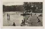 AK Foto Königs Wusterhausen See u. Strandbad am Krimnicksee viele Menschen 1953