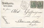 AK Gruss von der Schwebebahn Elberfeld - Barmen Wuppertal 1905