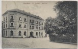 AK Herrnhut in Sachsen Gasthof Am Platz mit Menschen 1912