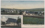 AK Gruß aus Großhartmannsdorf in Sachsen Restauration und Materialwarenhandlung Emil Lützner Feldpost 1916 RAR