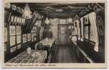AK Nürnberg Bratwurstglöcklein Lokal mit Stammtisch der alten Meister 1933