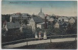 AK Niederfrohna bei Limbach in Sachsen Ortsansicht mit 3 Frauen 1915 RAR