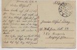 AK Grimma in Sachsen Realschule Feldpost 1917
