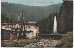 AK Höllental Frankenwald Holzschleiferei mit Fontaine bei Lichtenberg Oberfranken 1916