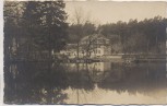 AK Foto Bad Düben Heide-Gasthof Eisenhammer mit Autos 1930