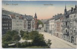AK Aue im Erzgebirge Wettiner-Platz 1919
