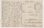 AK Pillau Am hohen Bollwerk mit Cafe Menschen und Auto Baltijsk Ostpreußen Russland Feldpost 1917 RAR