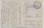VERKAUFT !!!   AK Neuss am Rhein Stadtgarten mit Booten Feldpost 1916