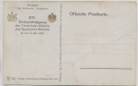 AK Foto Stuttgart Kgl. Hoftheater Anlagensee XIV. Verbandstagung der Tierschutz-Vereine des Deutschen Reiches Offizielle Postkarte 1914