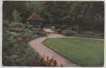 AK Foto Stuttgart Offizielle Postkarte Nr. 16 Württbg. Gartenbauaustellung Eitel's Farbengarten 1924
