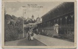 AK Bad Salzuflen Partie an der Trinkhalle mit Saline und Menschen 1920